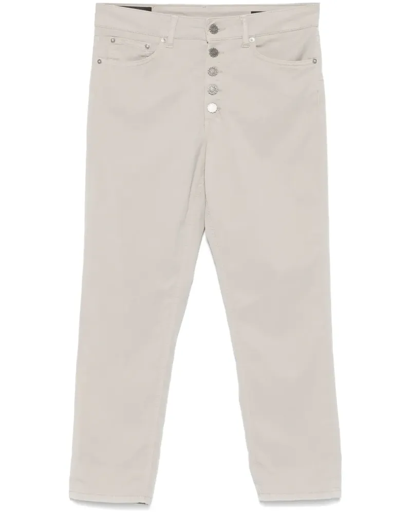 Dondup Klassische Cropped-Hose - Grau Grau