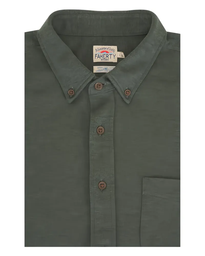 Faherty Coastline button-down shirt - Grün Grün
