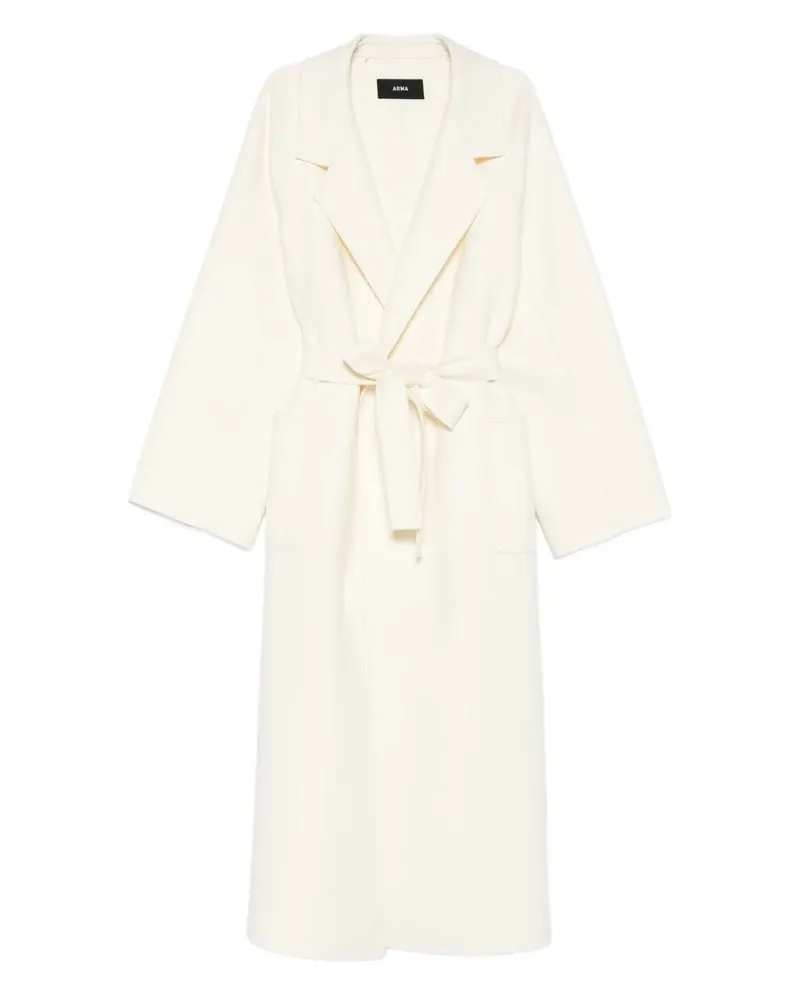 Arma Jacke mit Gürtel - Weiß Weiß