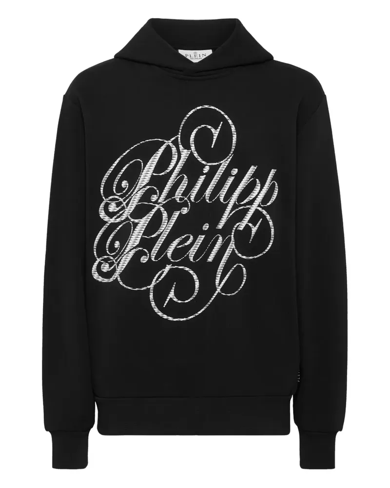 Philipp Plein Coursive Hoodie - Schwarz Schwarz