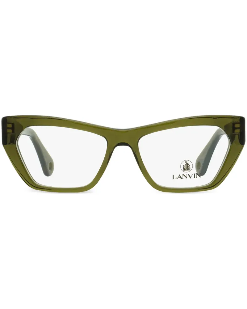 Lanvin Brille mit eckigem Gestell - Grün Grün