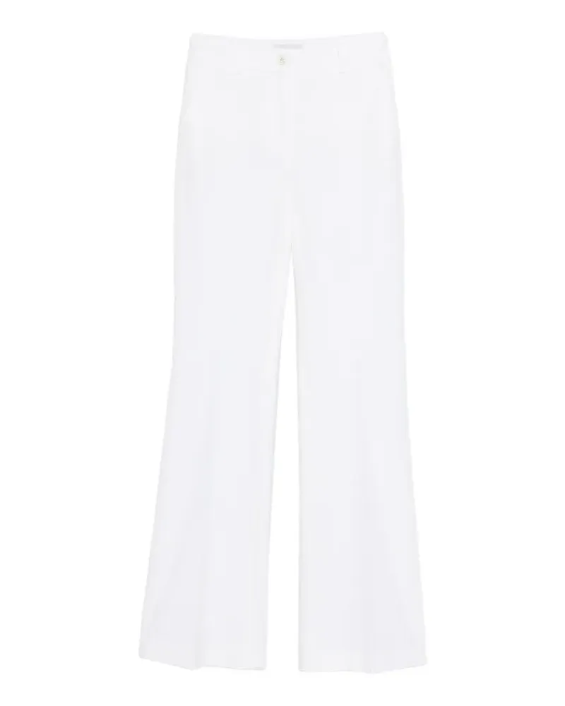 VIA MASINI 80 flared trousers - Nude Nude
