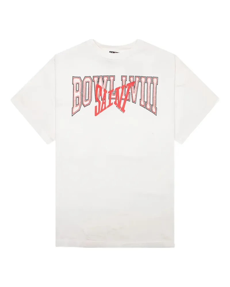 SAINT MXXXXXX x Saint Michael T-Shirt mit Print - Weiß Weiß