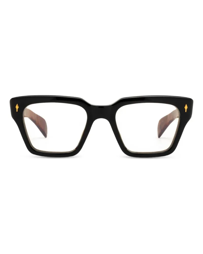 Jacques Marie Mage Ichikawa Brille mit eckigem Gestell - Schwarz Schwarz