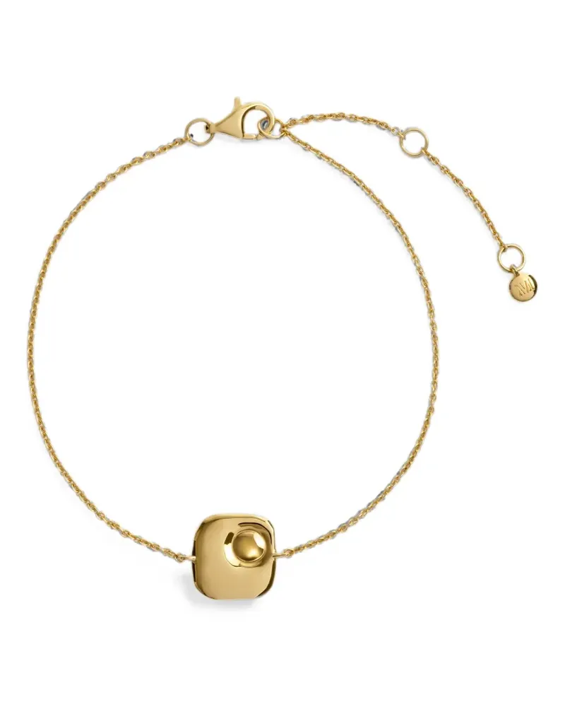 Monica Vinader Armband mit eckigem Anhänger - Gold Gold