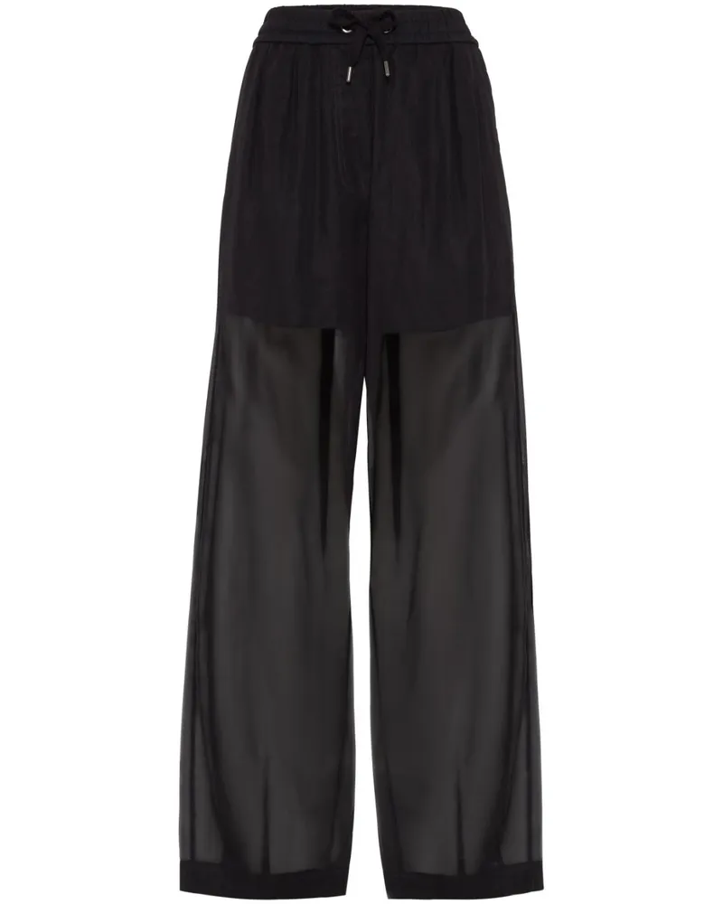 Brunello Cucinelli Klassische Sporthose - Schwarz Schwarz