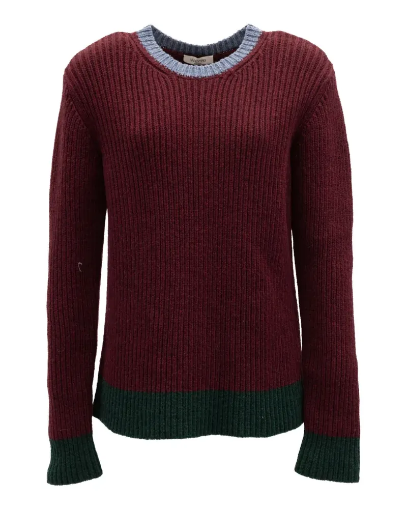 Valentino Garavani ribbed-knit sweater - Rot Rot