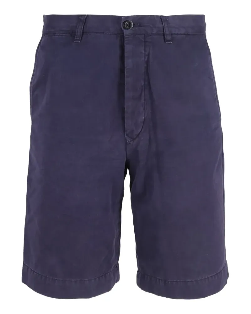 MR P. garment-dyed twill shorts - Blau Blau