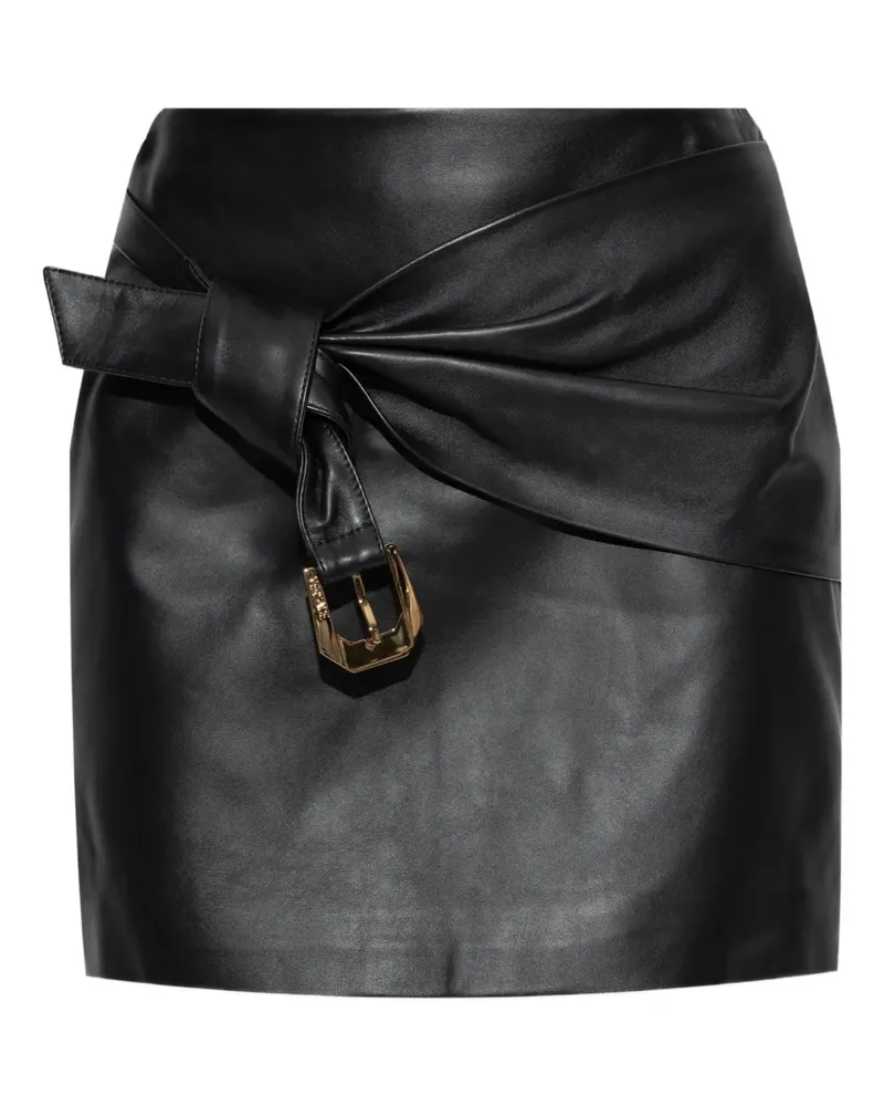 Versace Rock aus Leder - Schwarz Schwarz