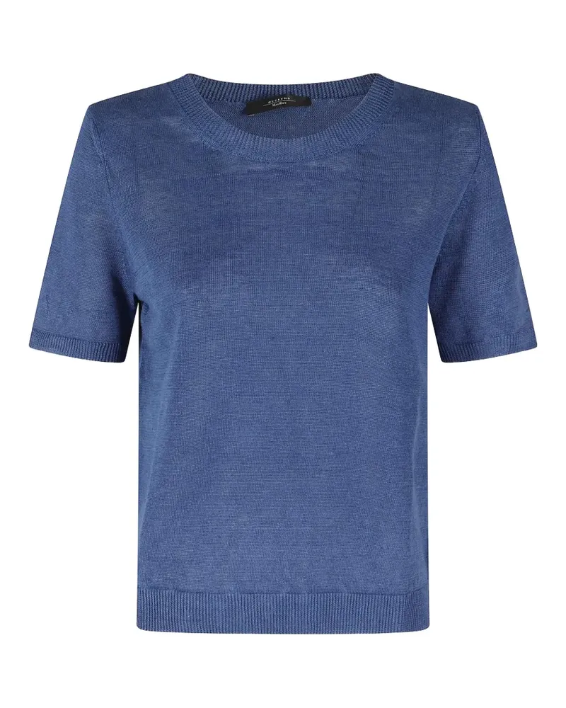 Max Mara crew-neck T-shirt - Blau Blau