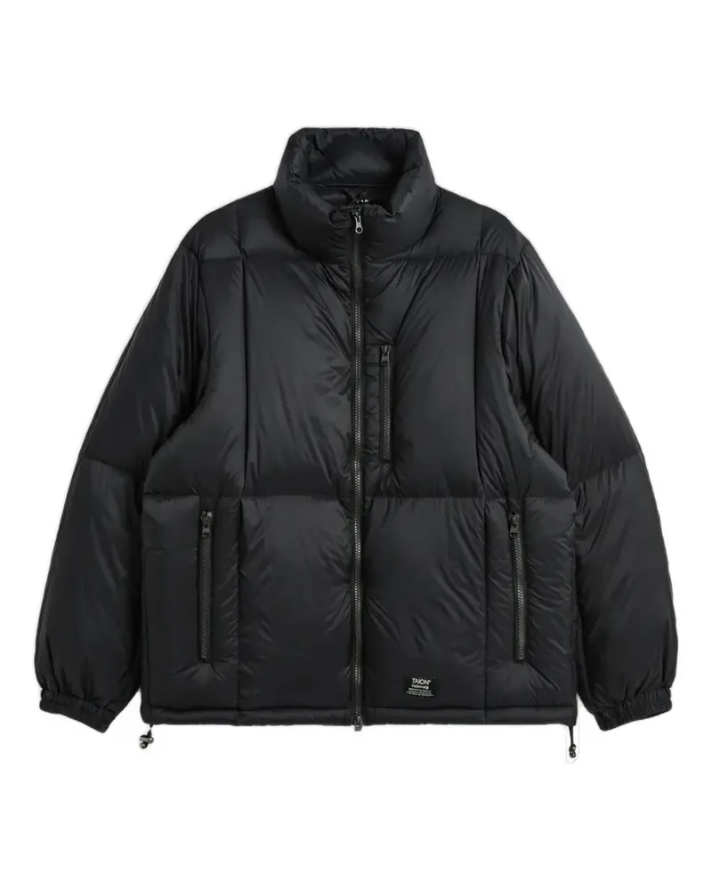 TAION double-zip quilted jacket - Schwarz Schwarz