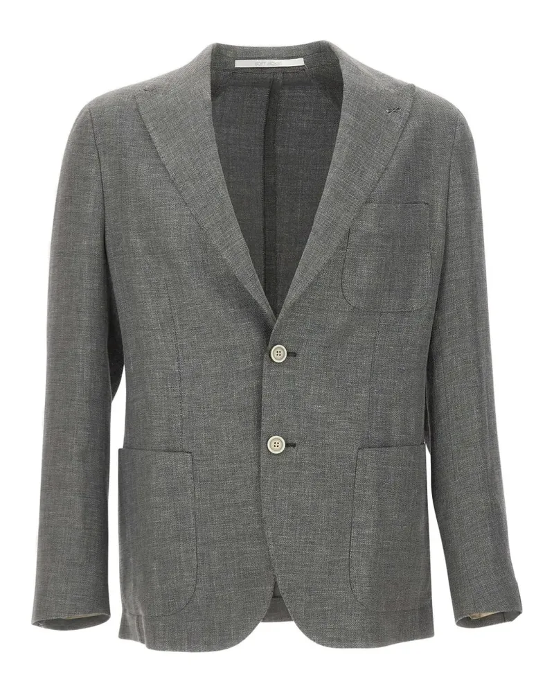 Eleventy single-breasted peak-lapel blazer - Grau Grau
