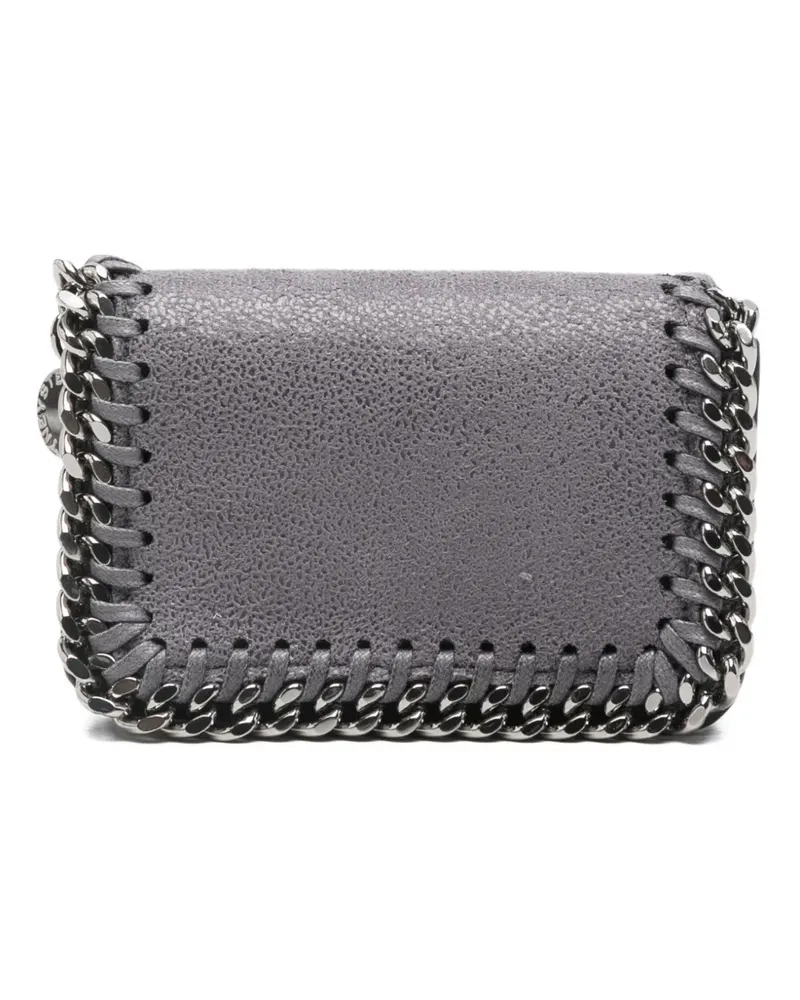 Stella McCartney Falabella chain trim wallet - Grau Grau
