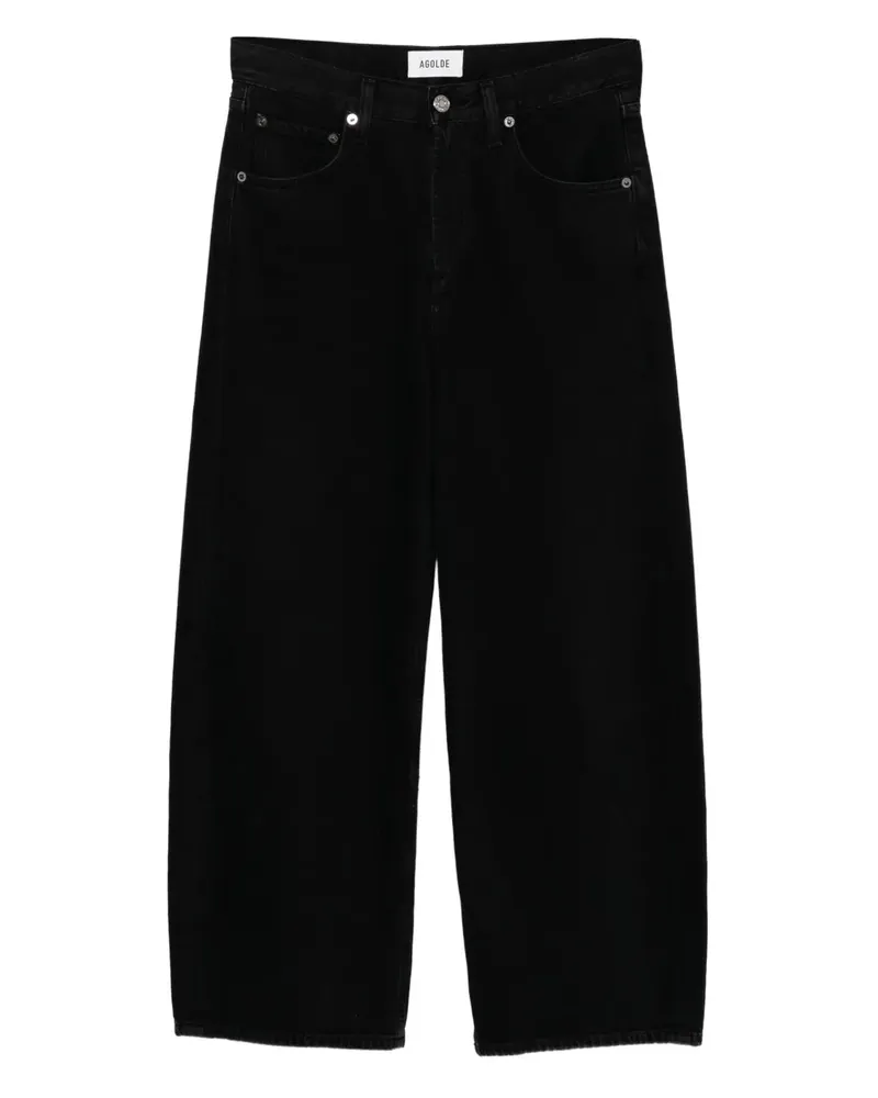 AGOLDE Tief geschwungene Jeans - Schwarz Schwarz