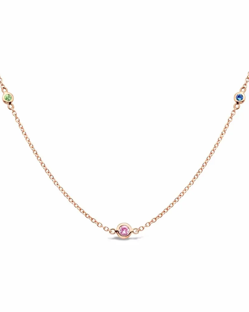 Pragnell 18kt Rotgoldhalskette - Rosa Rosa