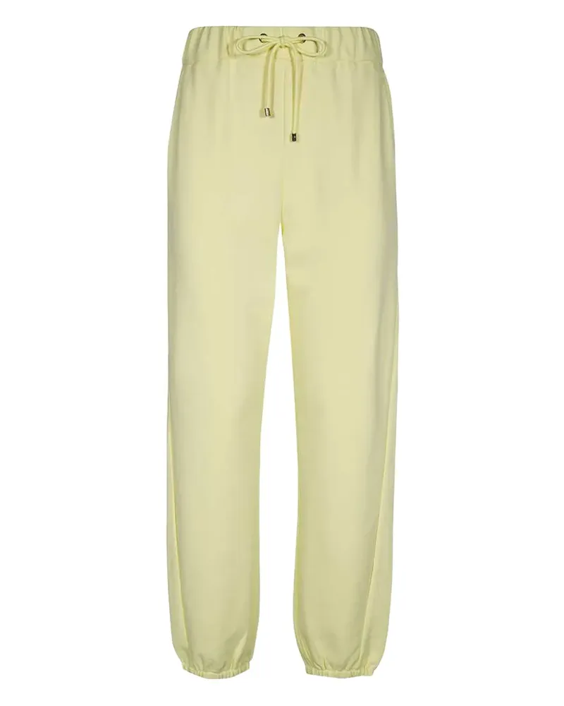 Max Mara Hose mit elastischen Bündchen - Gelb Gelb