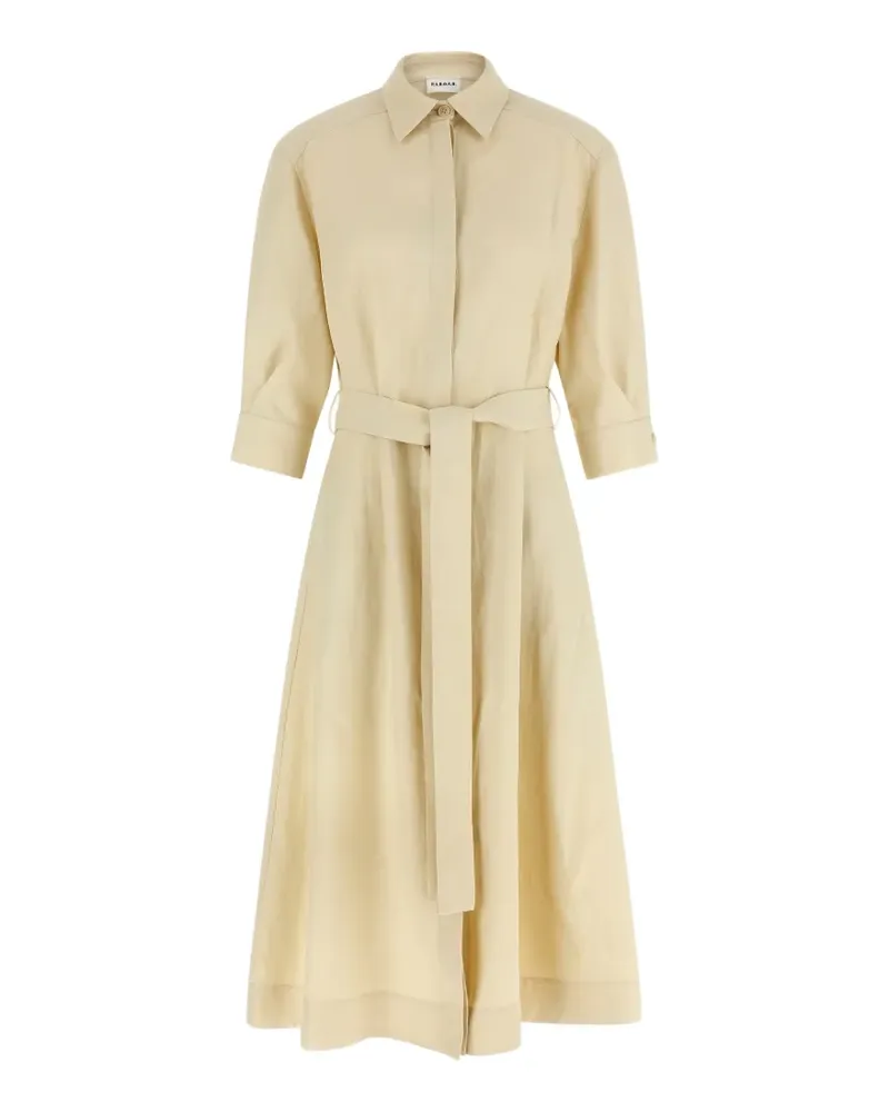 P.A.R.O.S.H. P.A.R.O H. Hemdkleid mit Knotendetail - Nude Nude
