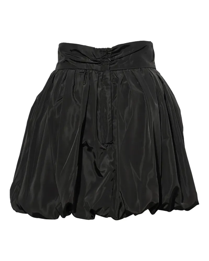 Susan Fang gathered bow-detail mini shorts - Schwarz Schwarz