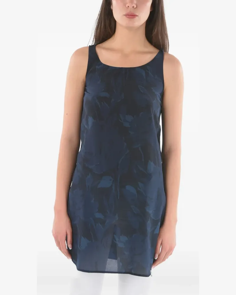 Woolrich Blusentop mit Blumenprint - Blau Blau