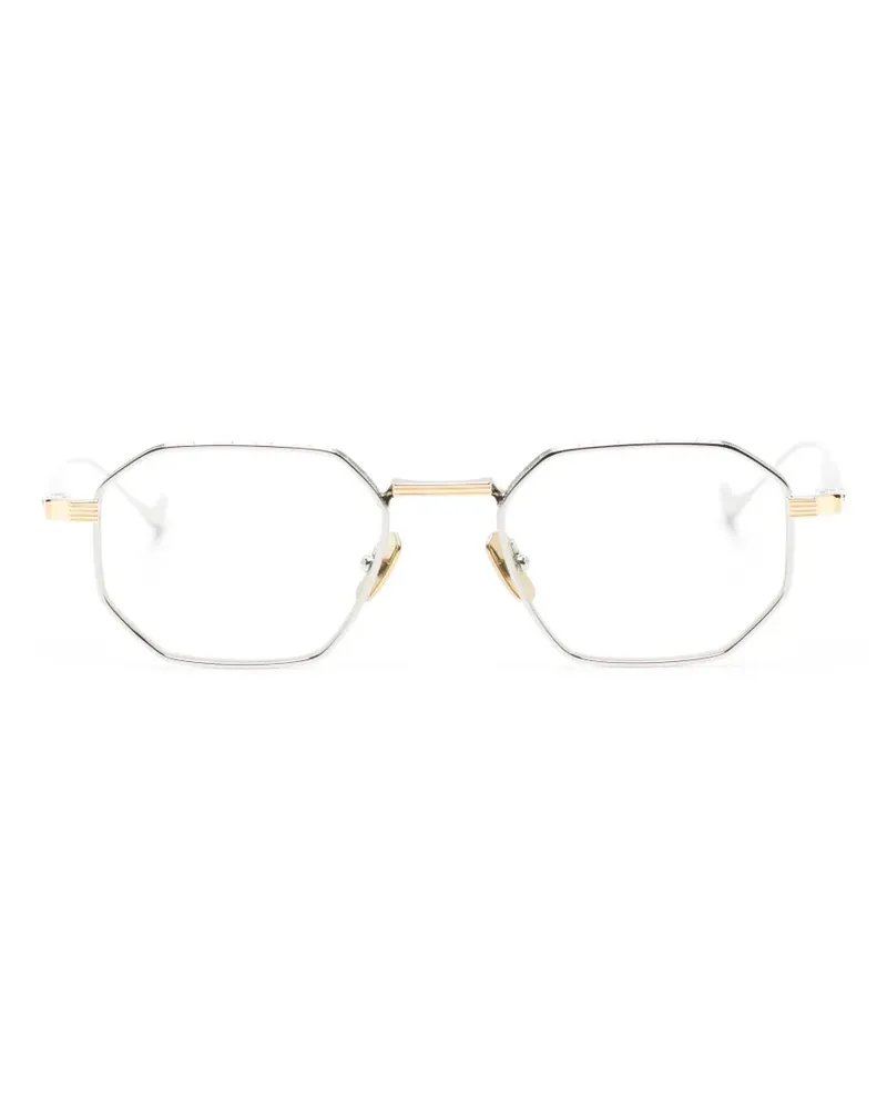 Cutler and Gross Sonnenbrille mit geometrischem Gestell - Silber Silber