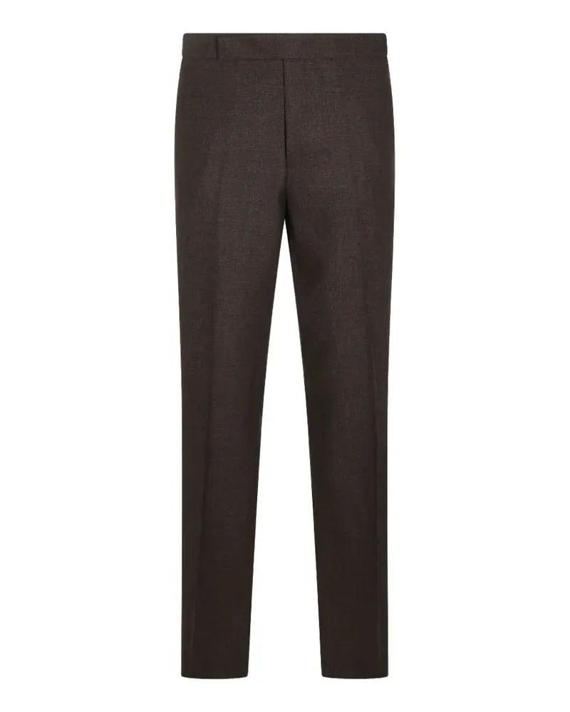 LARDINI virgin wool trousers - Braun Braun