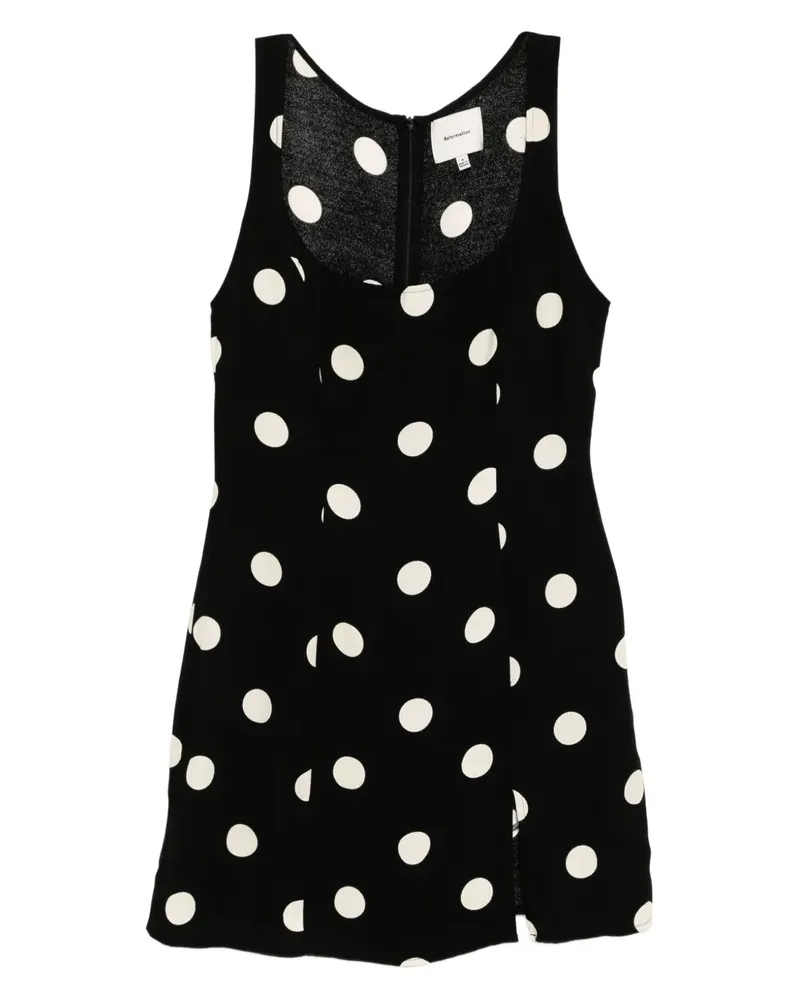 Reformation Noha Kleid - Schwarz Schwarz