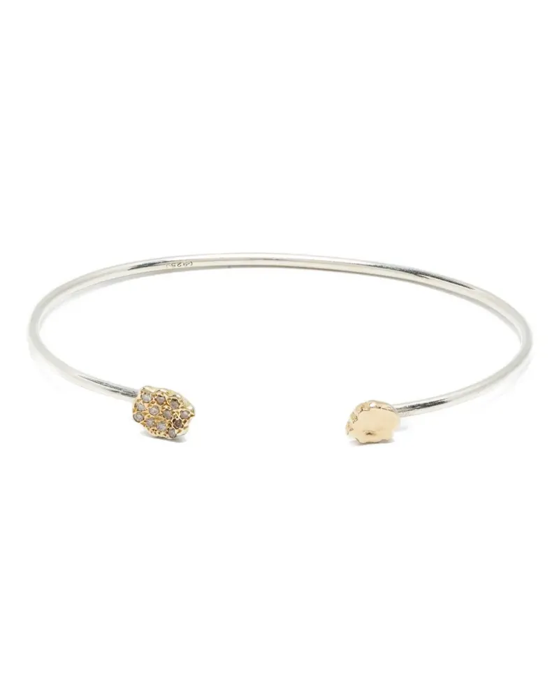 Rosa Maria 18kt Gelbgoldarmband mit Diamant - Silber Silber