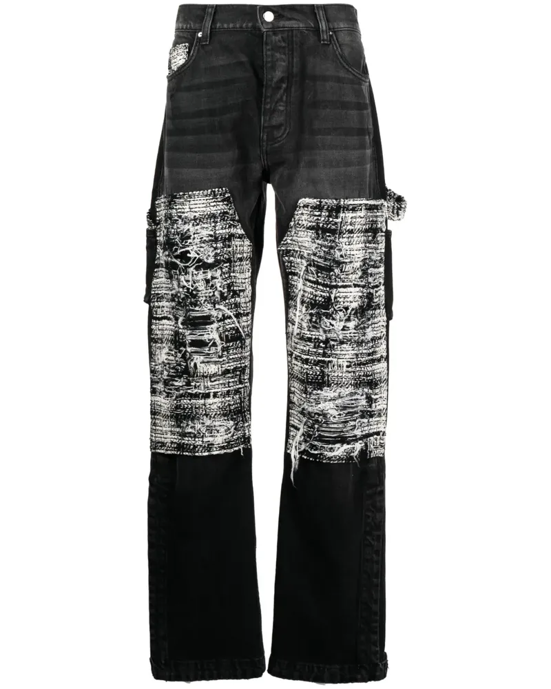Amiri Jeans im Distressed-Look - Schwarz Schwarz