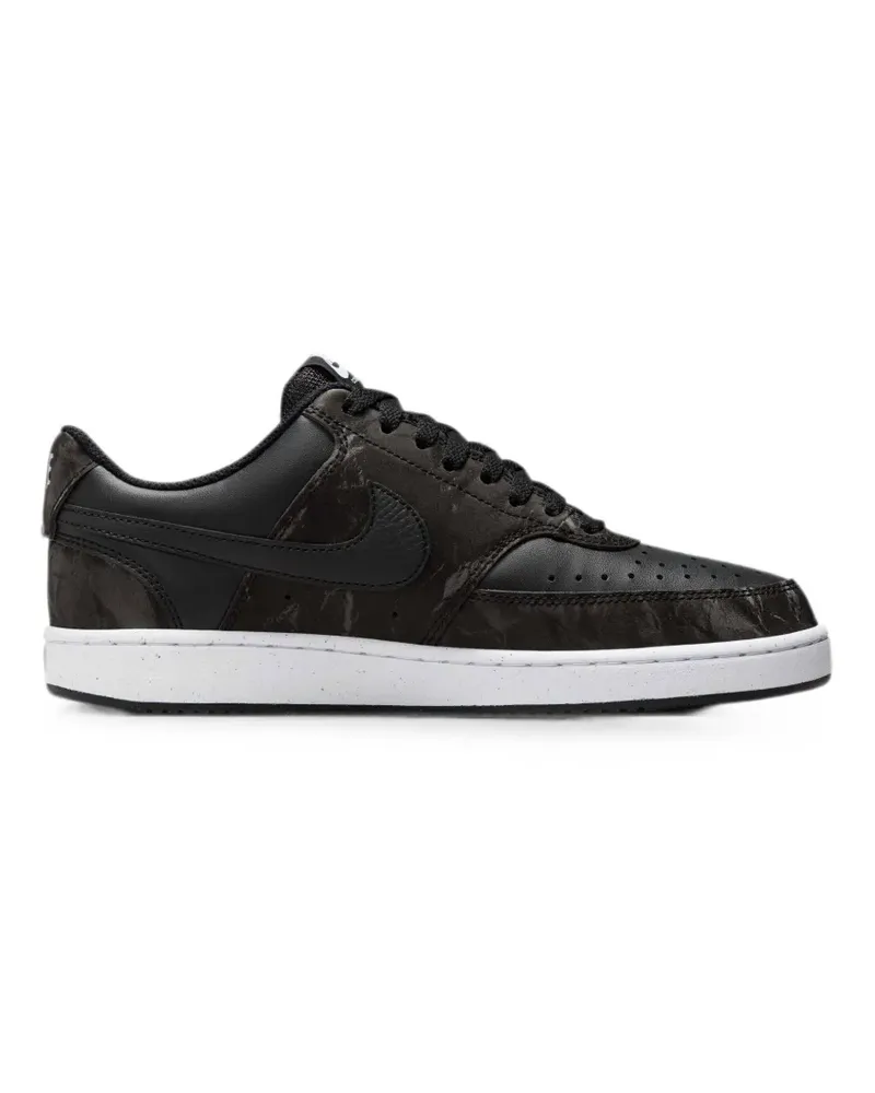 Nike Court Vision Low Sneakers - Schwarz Schwarz