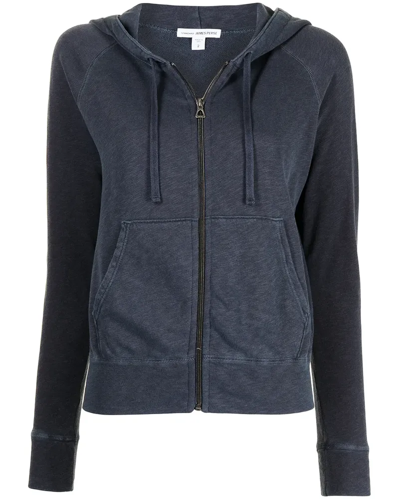 James Perse Hoodie mit Kordelzug - Blau Blau