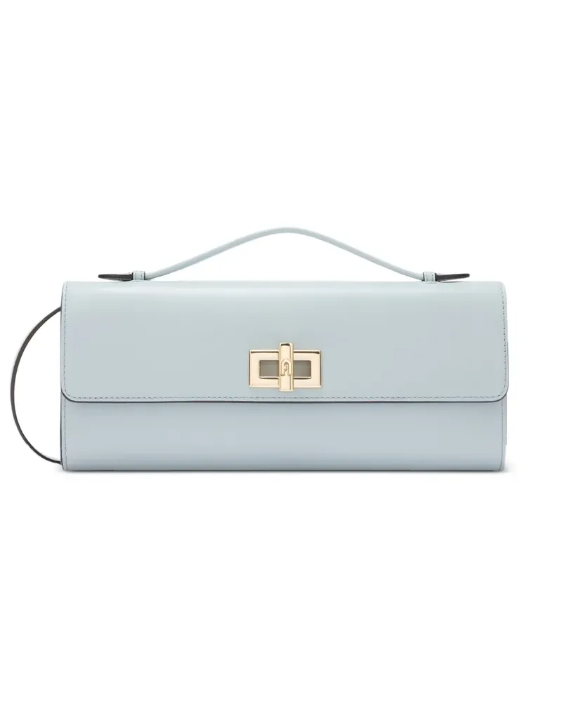 Furla Clara leather clutch bag - Blau Blau