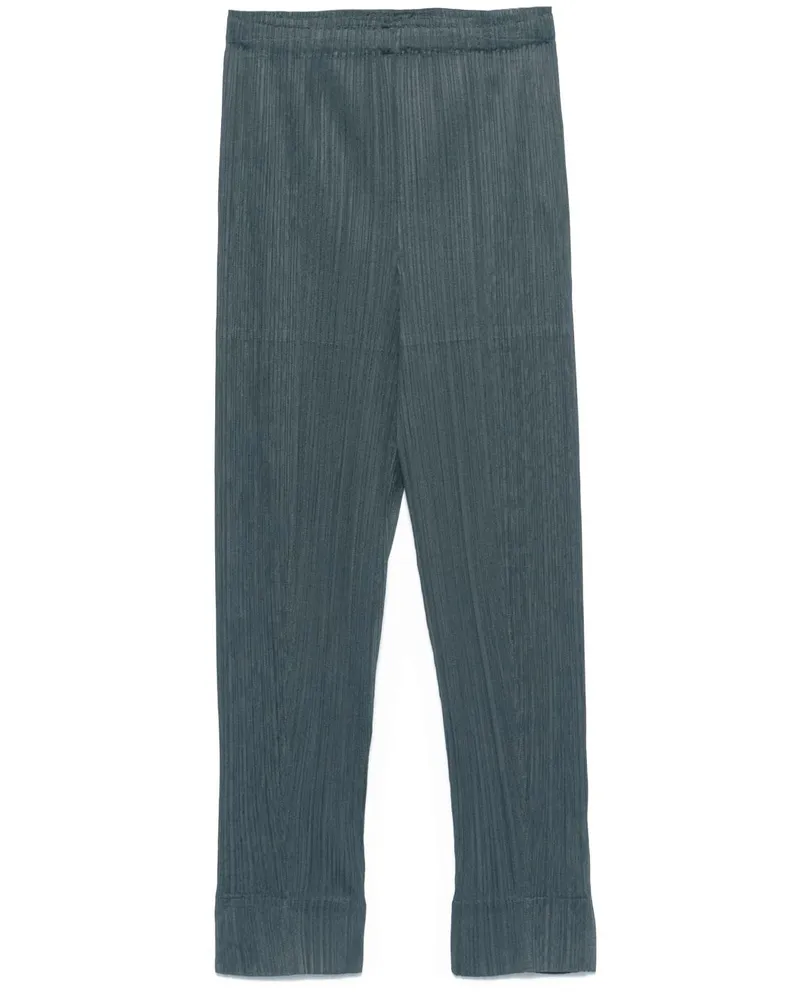 Issey Miyake Hose mit Bundfalten - Blau Blau