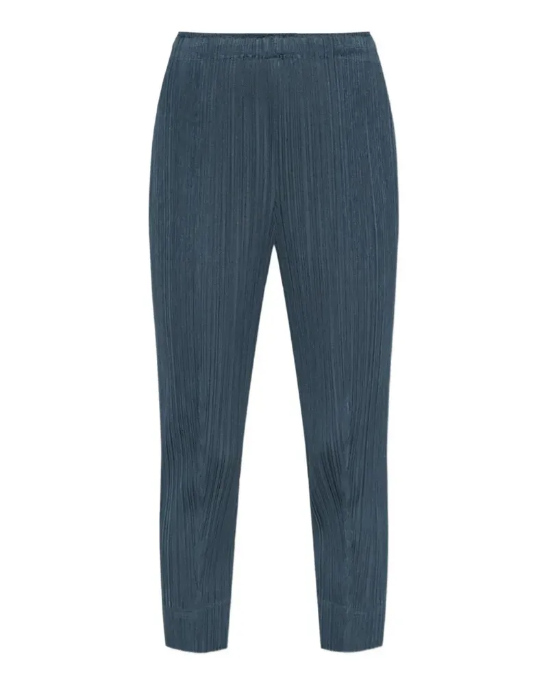 Issey Miyake Hose mit Bundfalten - Blau Blau