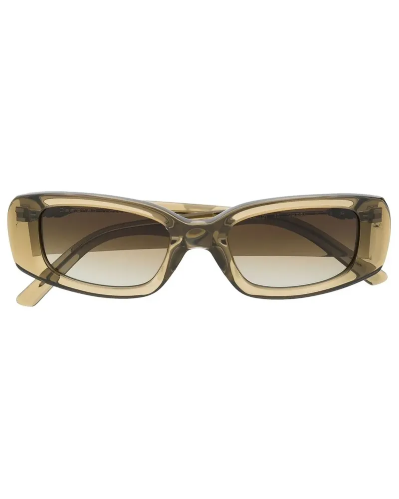 CHIMI 10 Sonnenbrille mit eckigem Gestell - Grün Grün