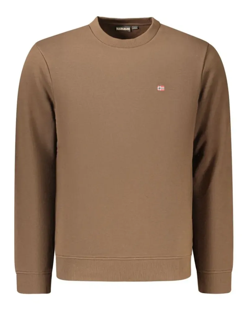 Napapijri Pullover mit rundem Ausschnitt - Braun Braun