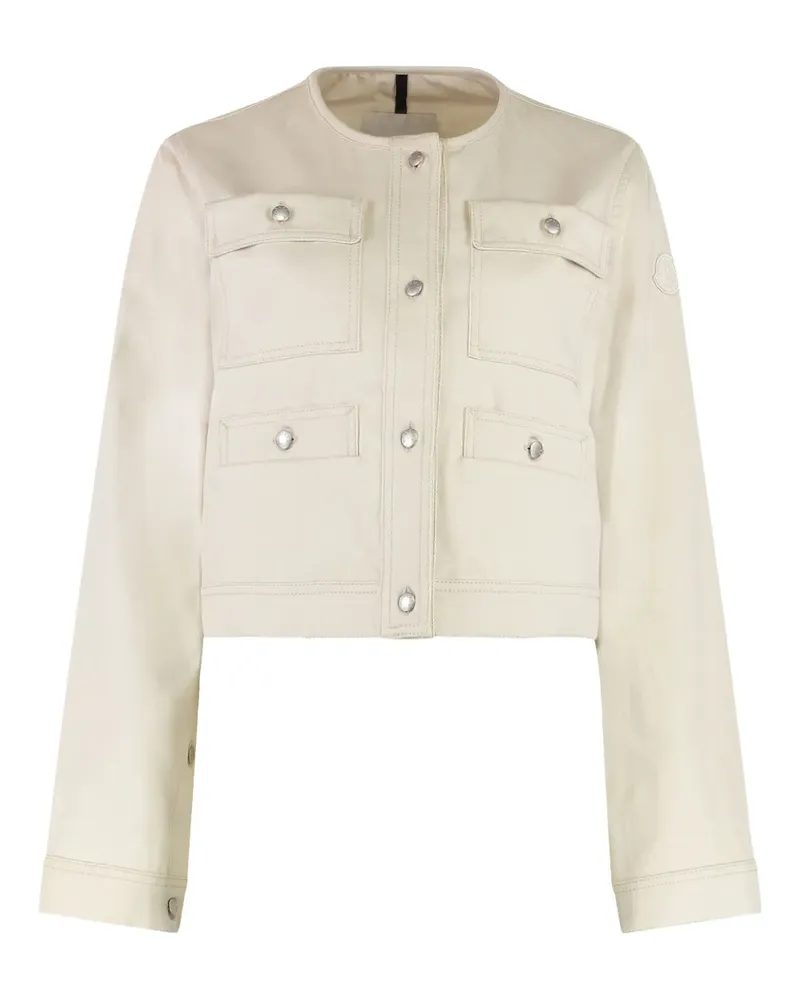 Moncler Chatel Jacke mit Taschen - Nude Nude