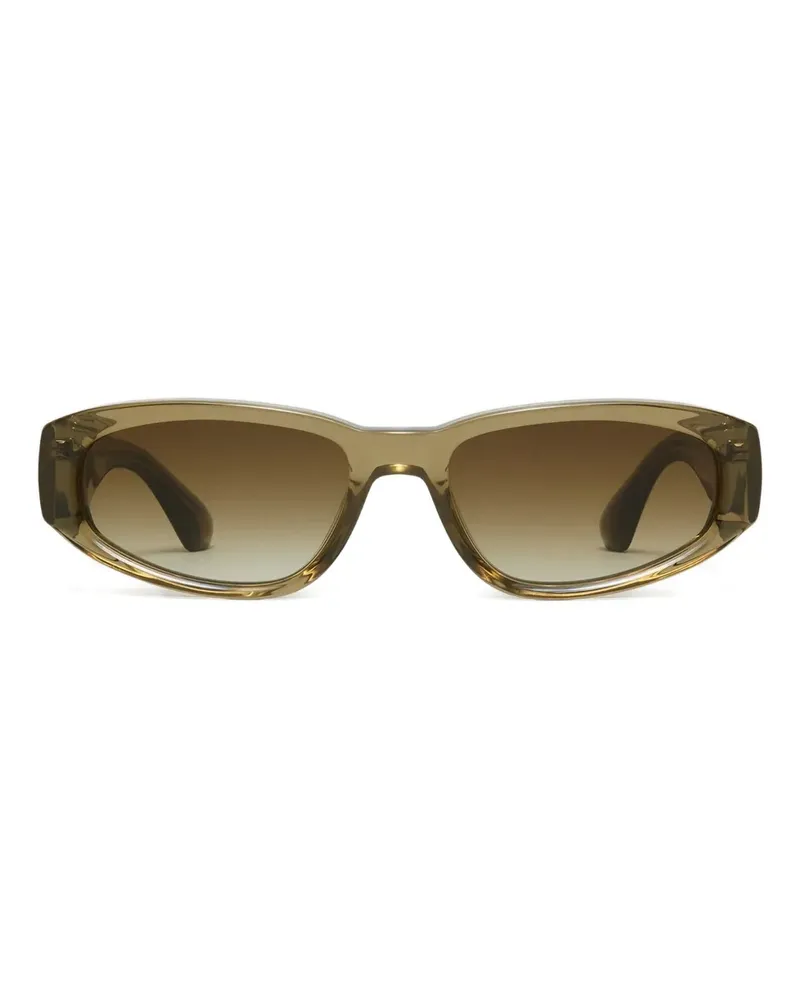 CHIMI rectangle-frame sunglasses - Grün Grün