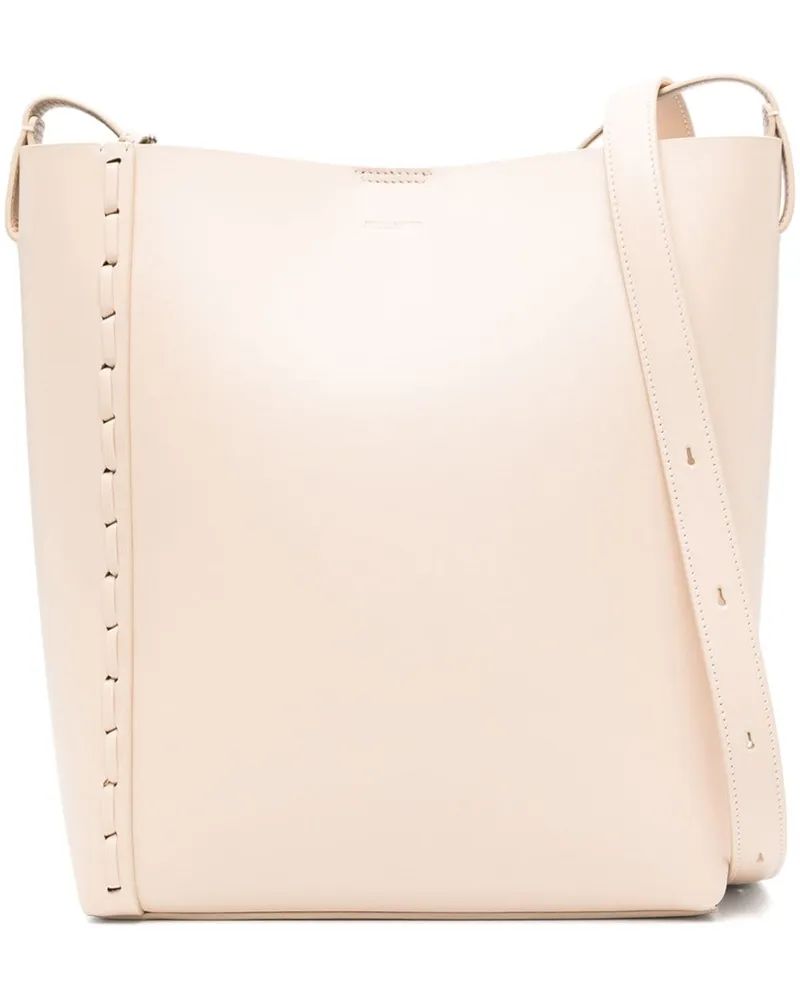 Jil Sander Mittelgroßer Stitching Shopper - Nude Nude
