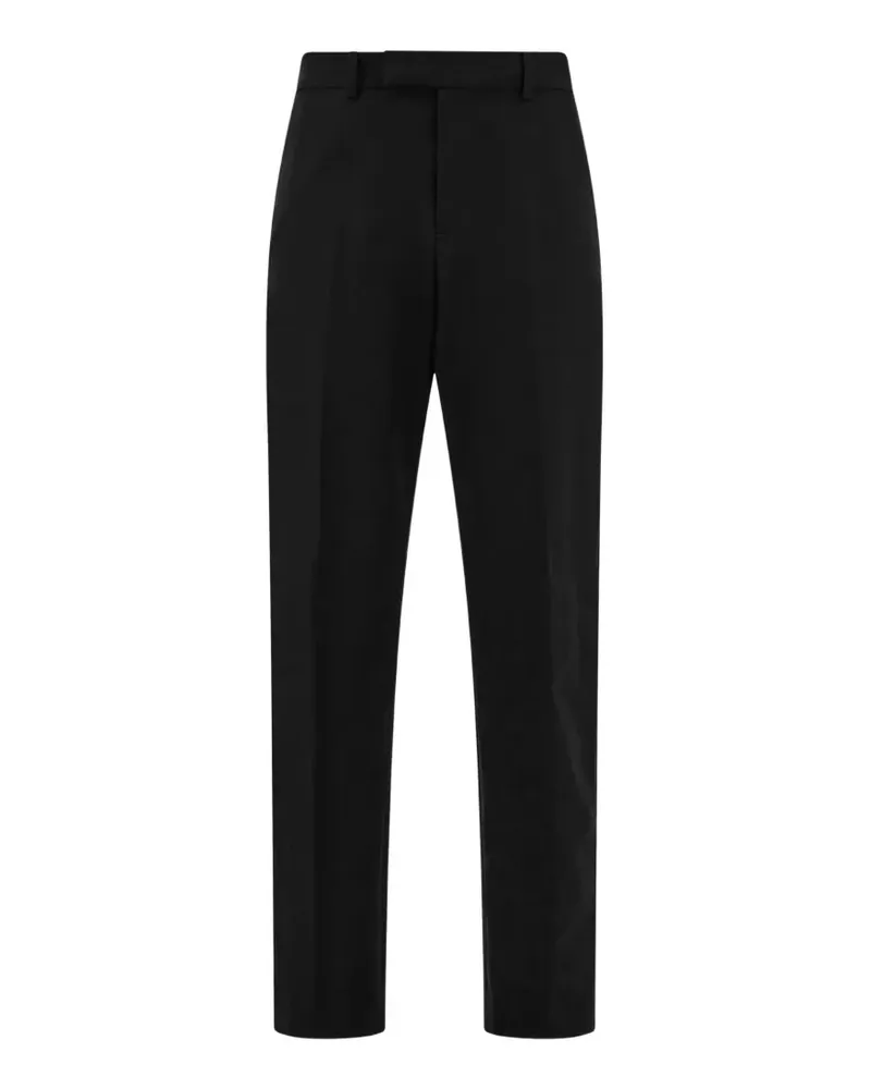 Ferragamo Chino mit geradem Bein - Schwarz Schwarz