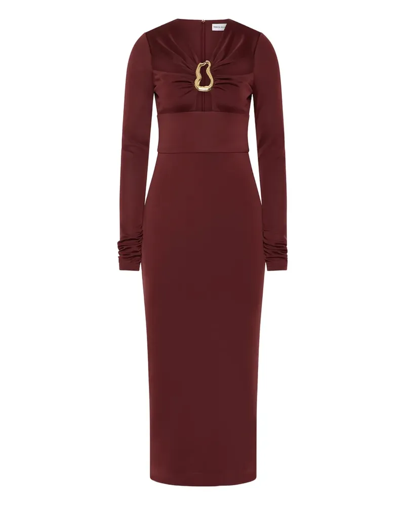 Rebecca Vallance Mischa Midikleid mit Cut-Out - Rot Rot