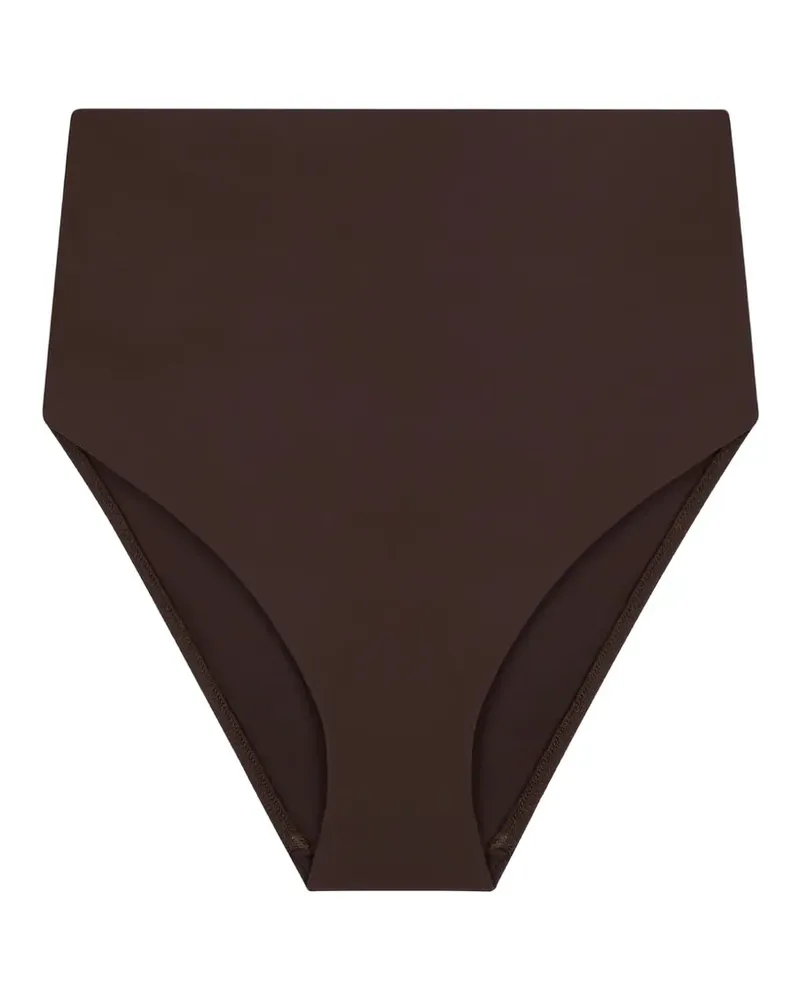 BONDI BORN Faith high-waist bikini bottoms - Braun Braun