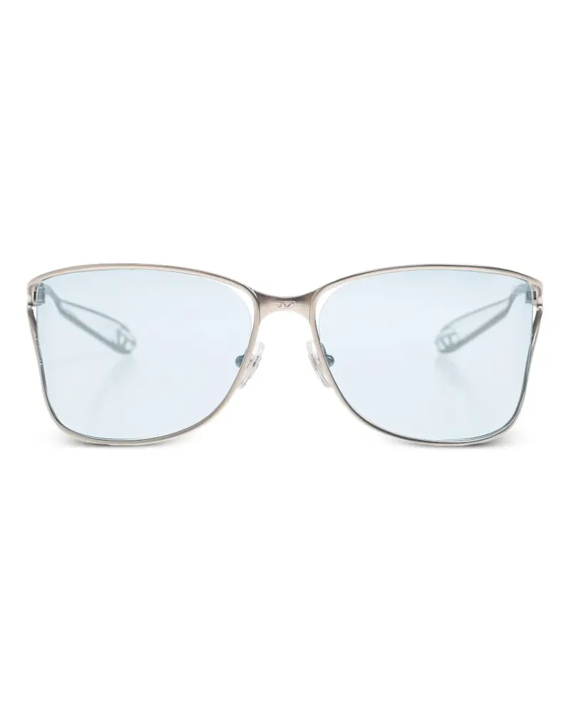 Diesel DL1019 geometric-frame sunglasses - Silber Silber