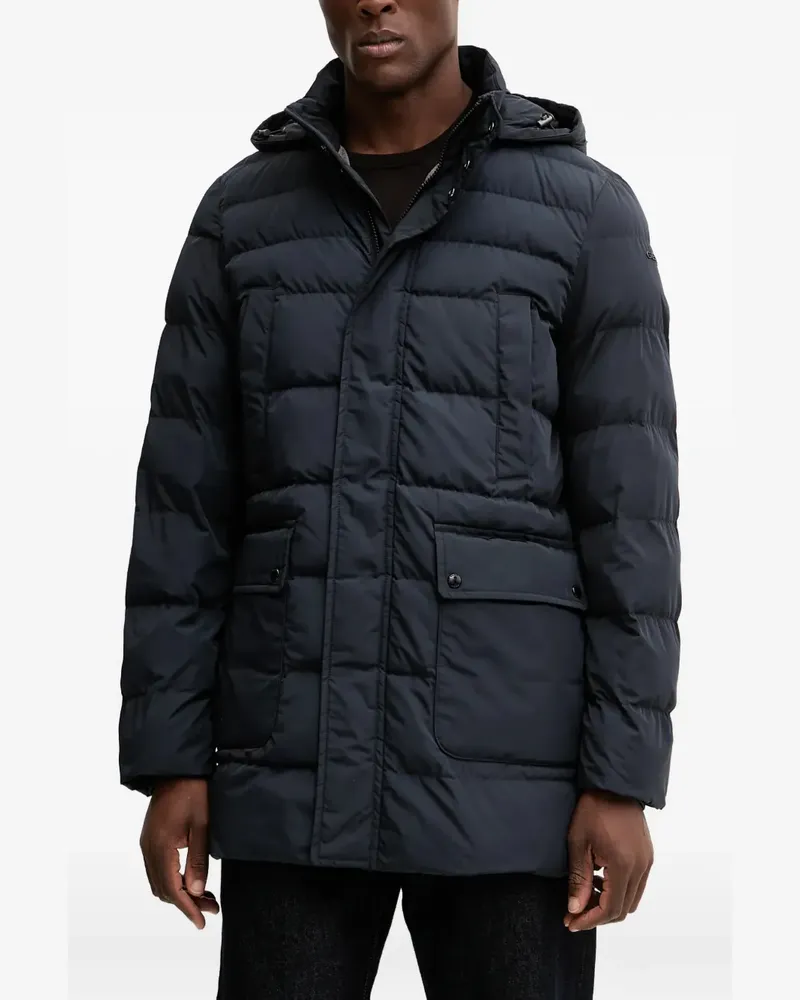 Geox Leitan hooded padded jacket - Blau Blau