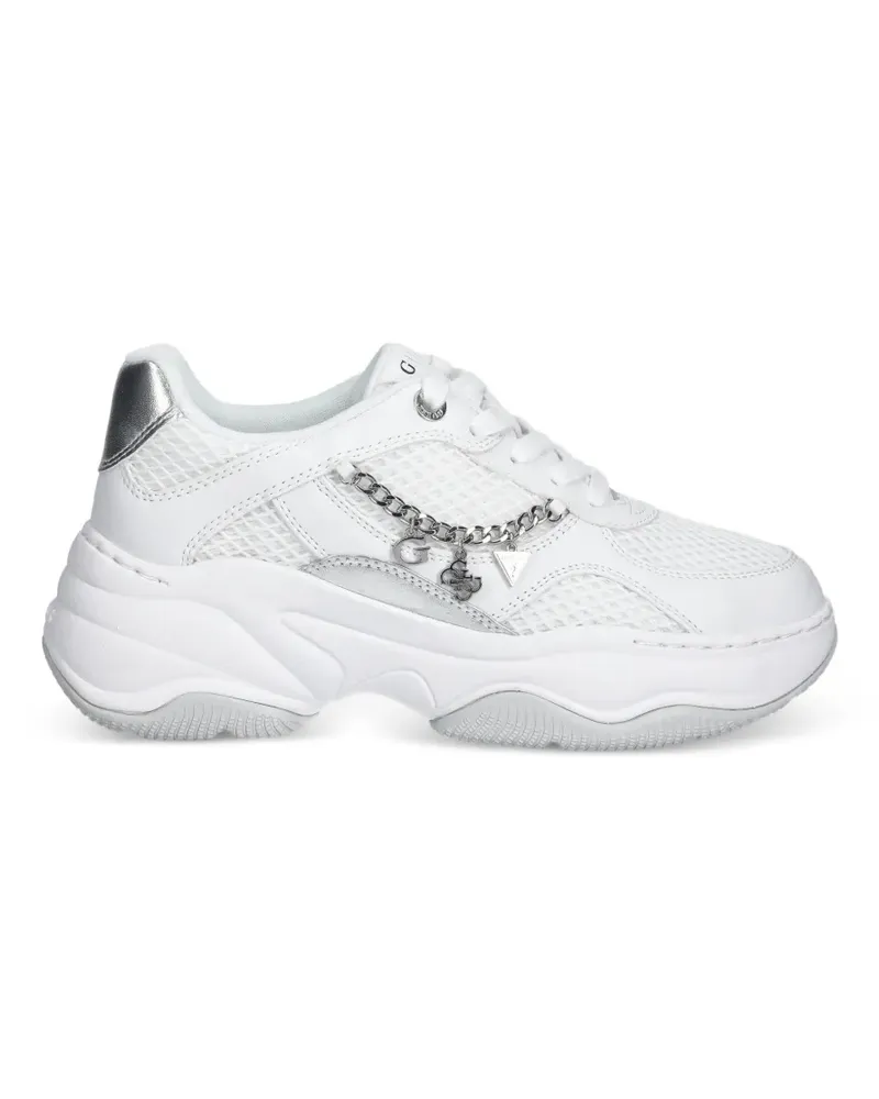 Guess Harpaa Sneakers mit Kettendetail - Weiß Weiß