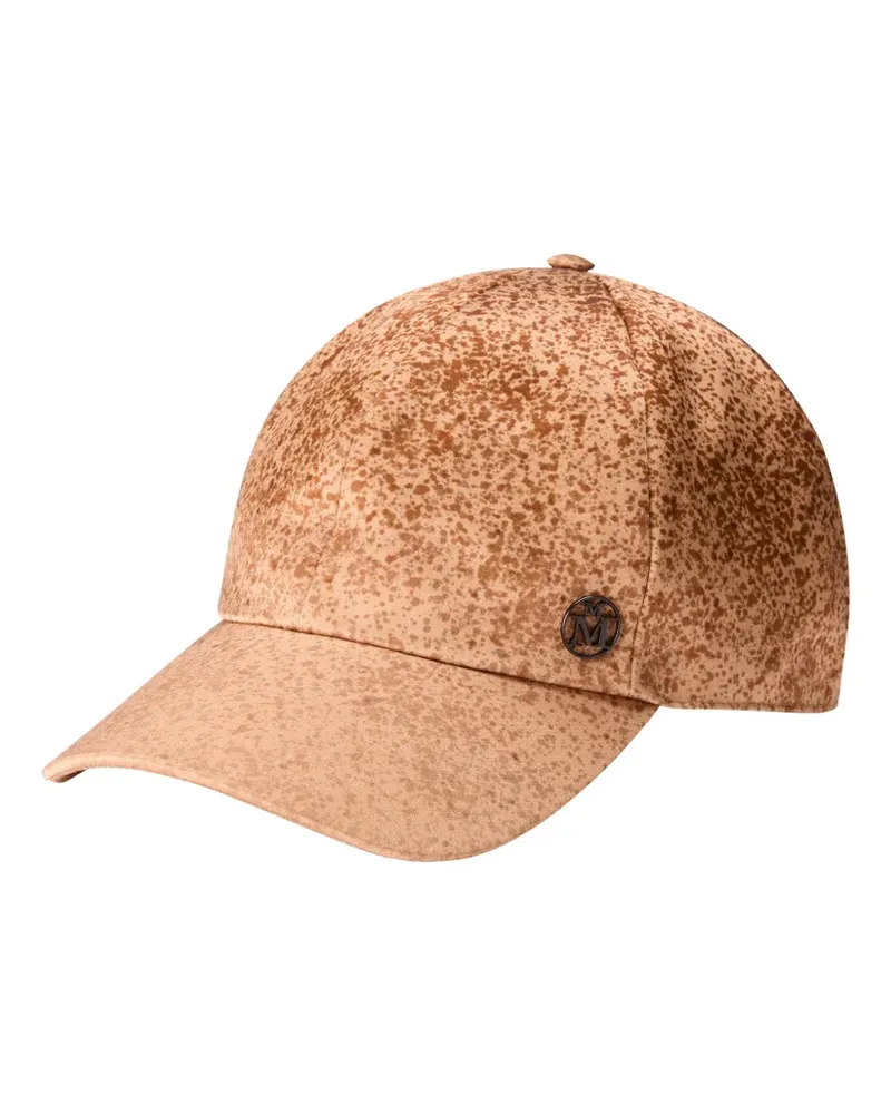 Maison Michel Baseballkappe mit Tiger-Logo - Nude Nude
