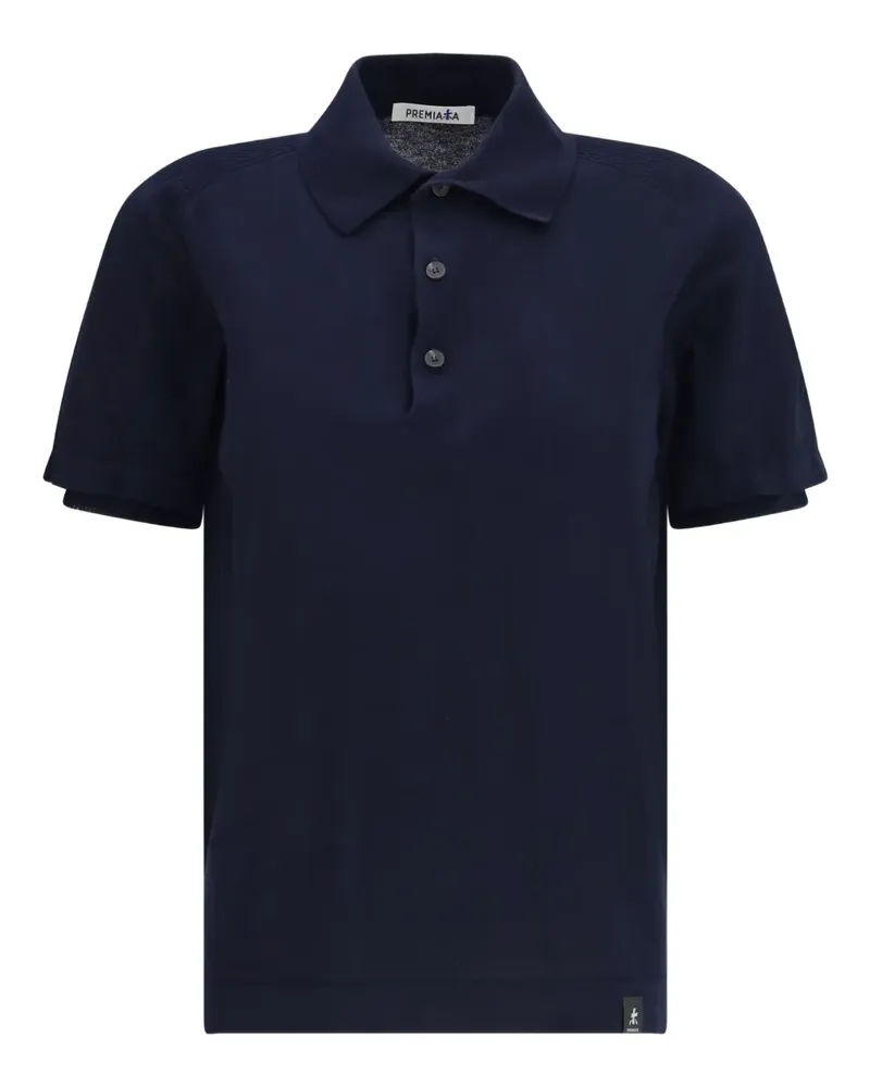 Premiata Klassisches Poloshirt - Blau Blau
