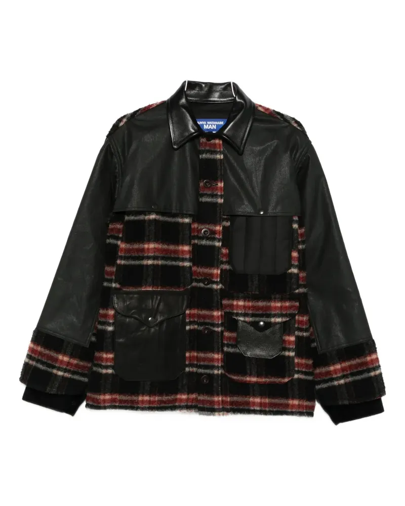 Junya Watanabe x Comme des Garçons Jacke mit Karomuster - Schwarz Schwarz