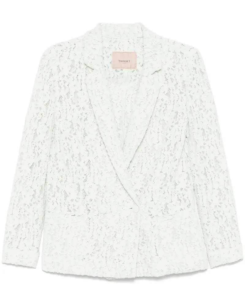 Twin-Set Blazer aus Spitze - Grün Grün