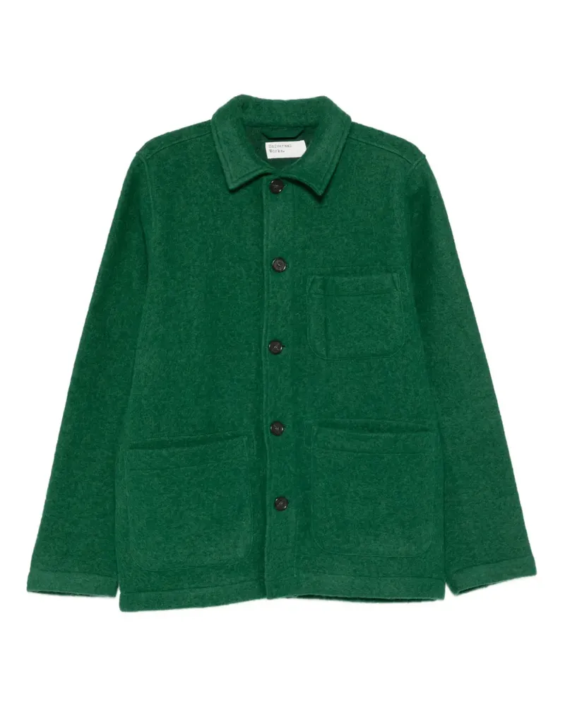 Universal Works Hemdjacke mit Taschen - Grün Grün