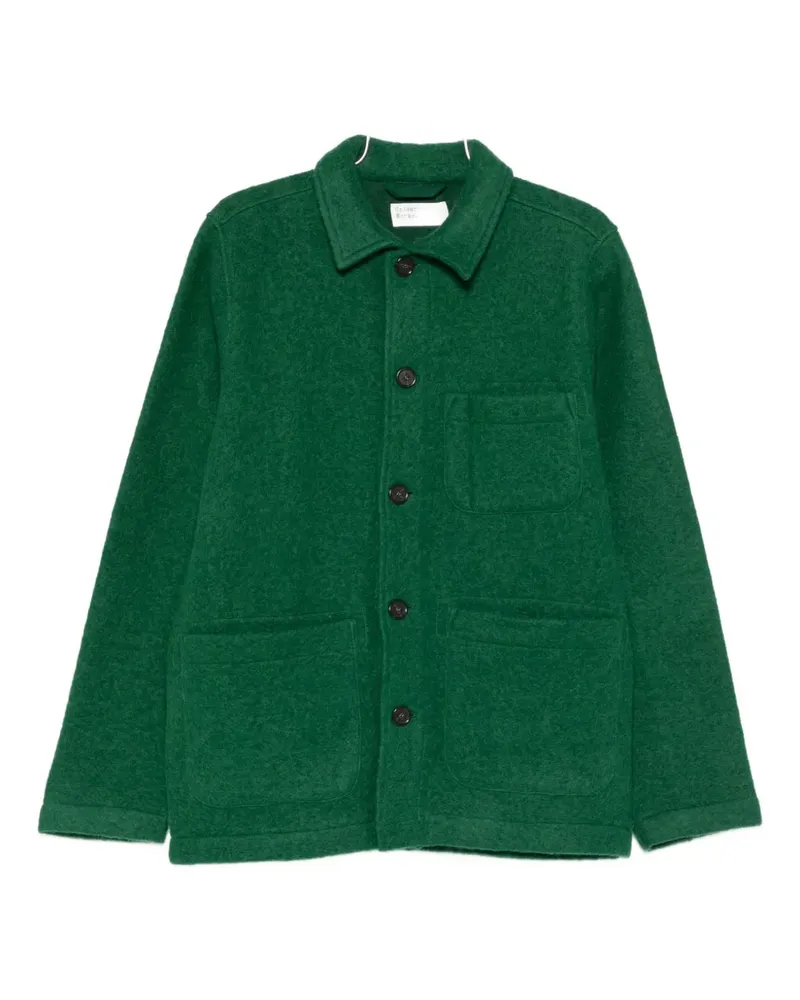 Universal Works pocket button overshirt - Grün Grün